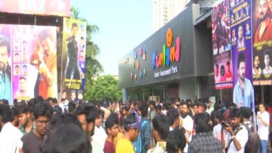 Fans celebrate release of Thalapathy Vijay starrer 'GOAT'; dance, pour milk on posters