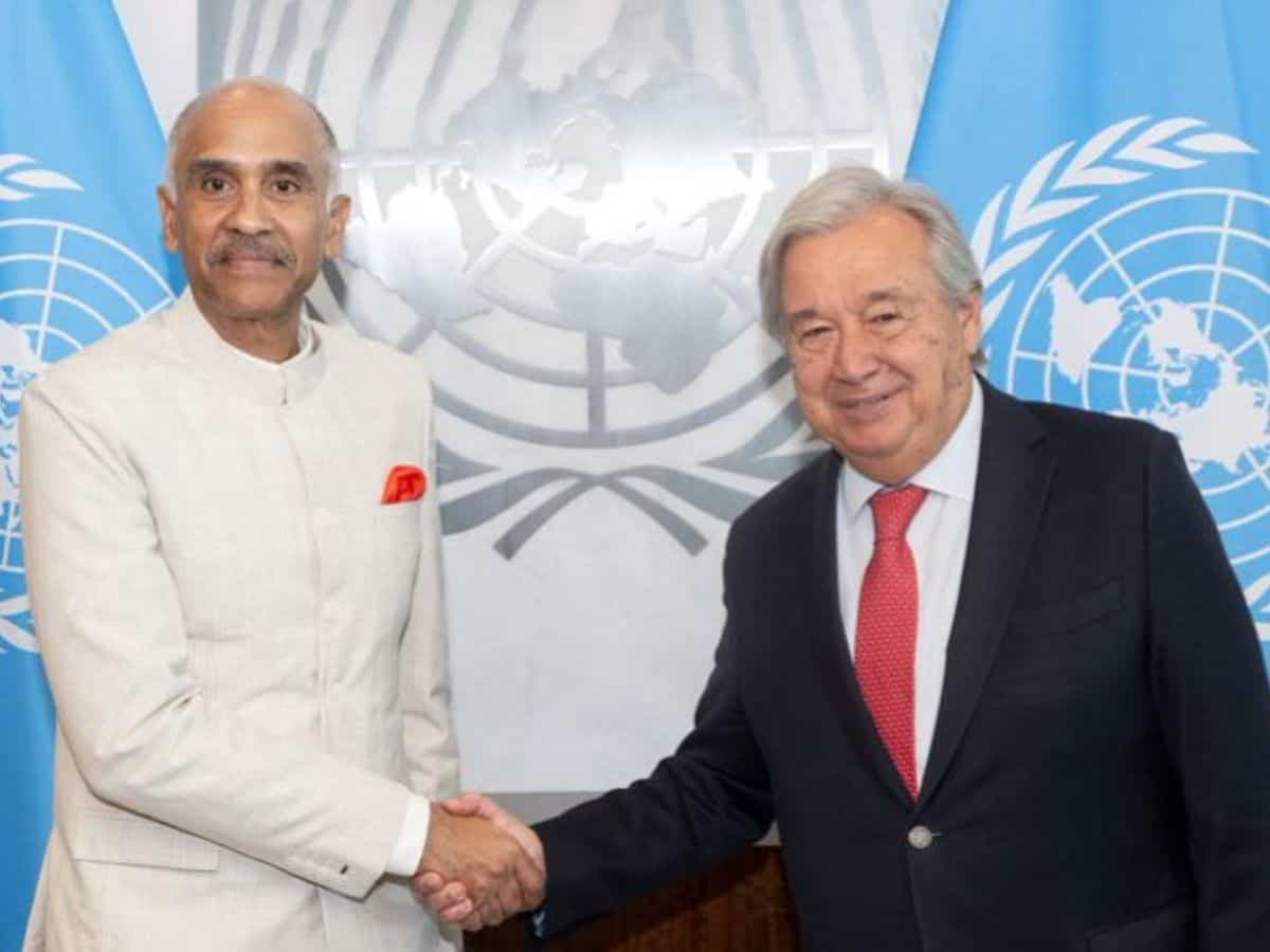 India committed to revitalisation of UN, new Amb Harish assures Guterres