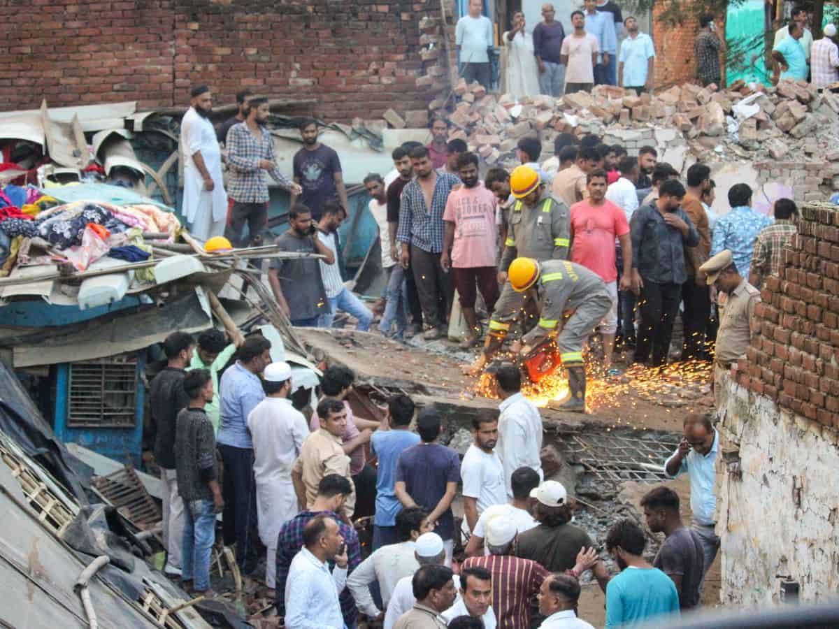 House collapse in Meerut