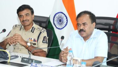 Hyderabad City Police CV Anand and Maud Chief Dana Kishore