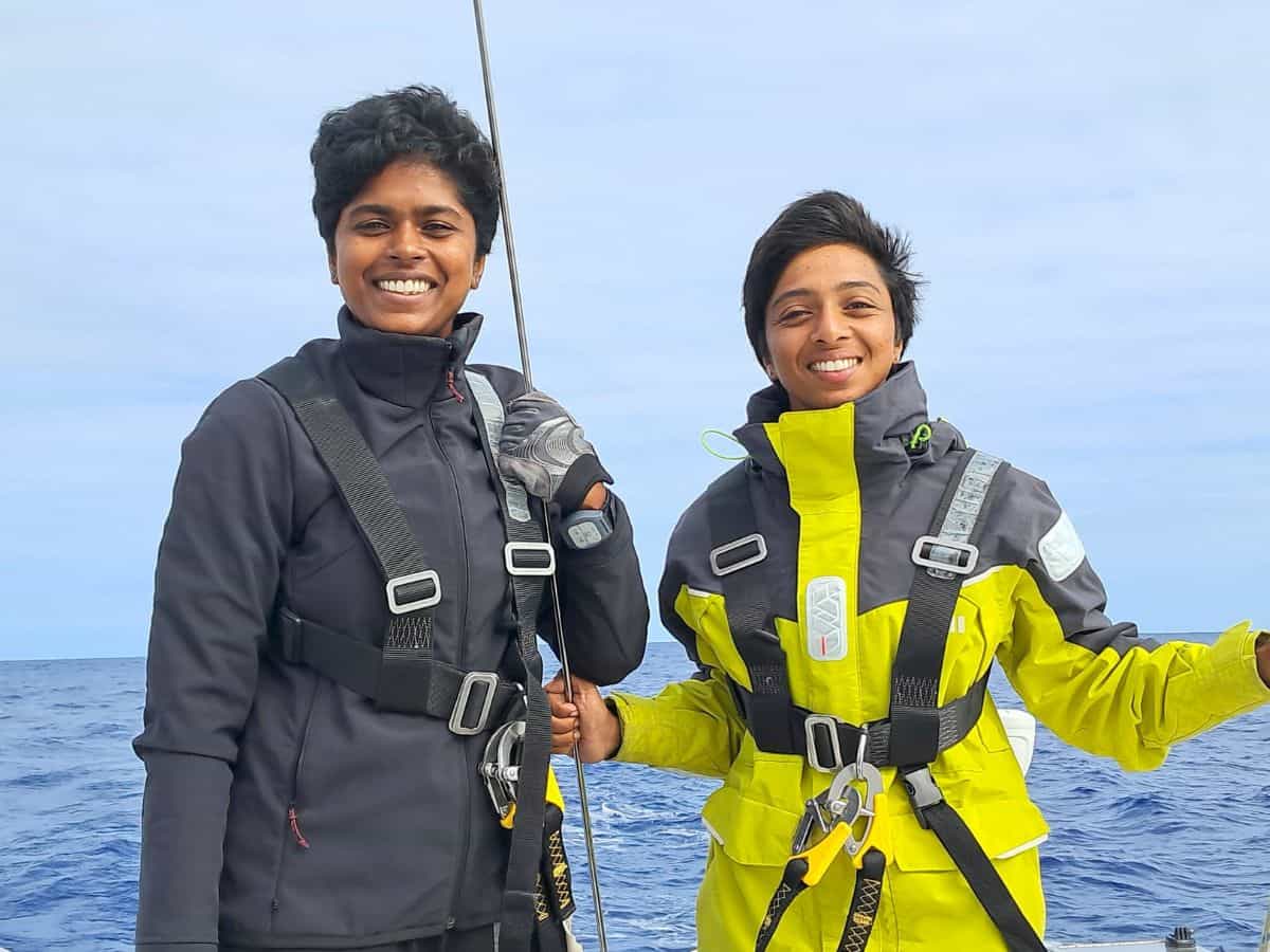 _Indian Navy women officers � Lt Cdr Roopa A and Lt Cdr Dilna K