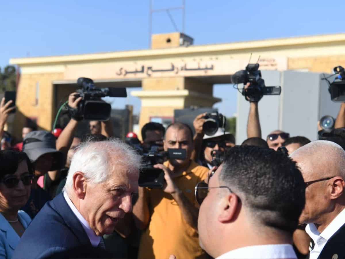 EU's Borrell visits Rafah crossing, urges political solution for Gaza conflict