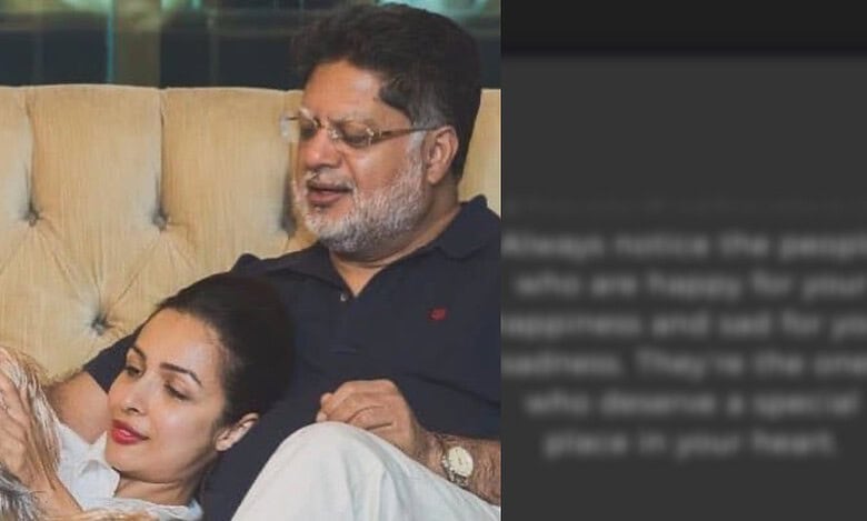 Malaika Arora's Insta note before father's death goes viral