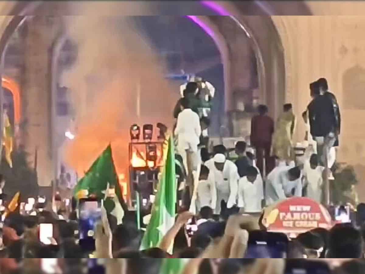 Amid Milad Un Nabi rally in Hyderabad, fire erupts near Charminar