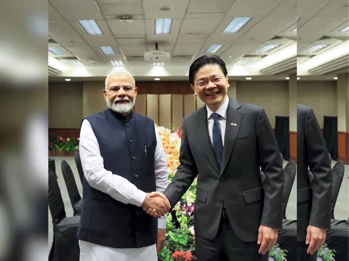 Want to create many Singapores in Bharat, says PM Modi