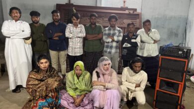 OBSCENE DANCE PARTY BUSTED IN HYDERABAD