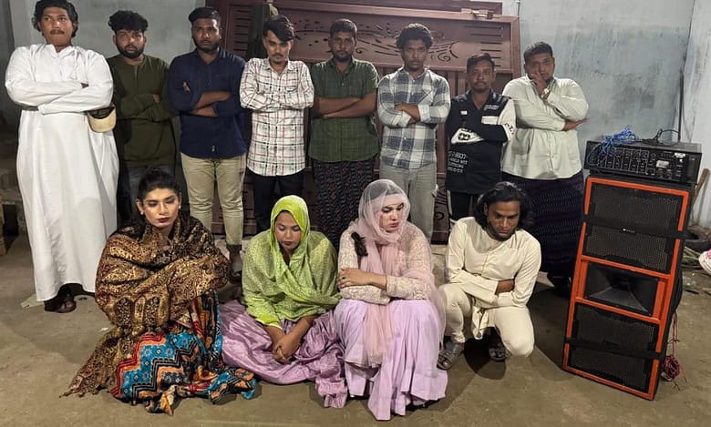 OBSCENE DANCE PARTY BUSTED IN HYDERABAD