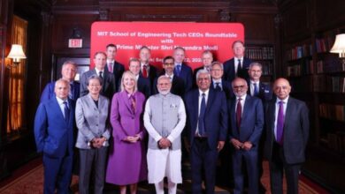 PM Modi with American tech in New York