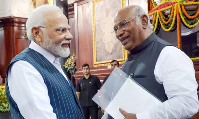 PM Modi speaks to Kharge, inquires about his health