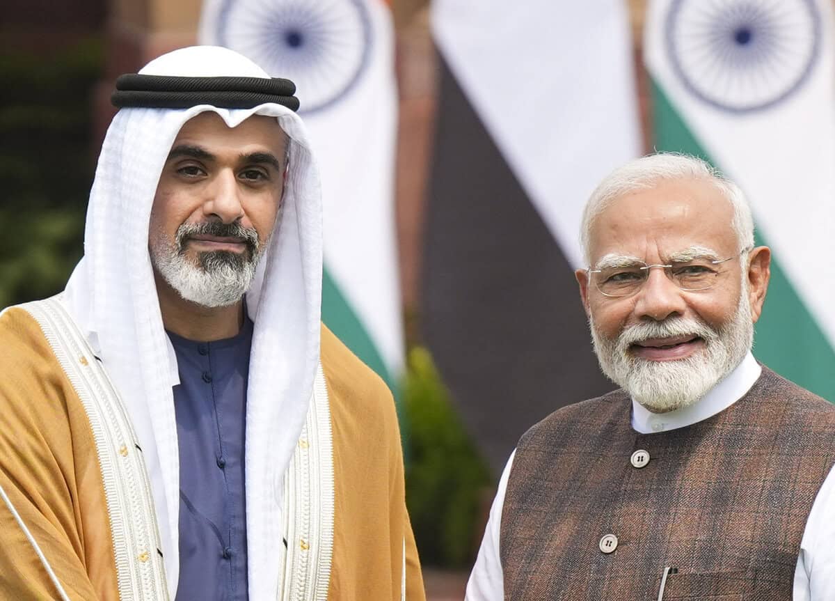In pics: PM Narendra Modi meets Abu Dhabi's Crown Prince