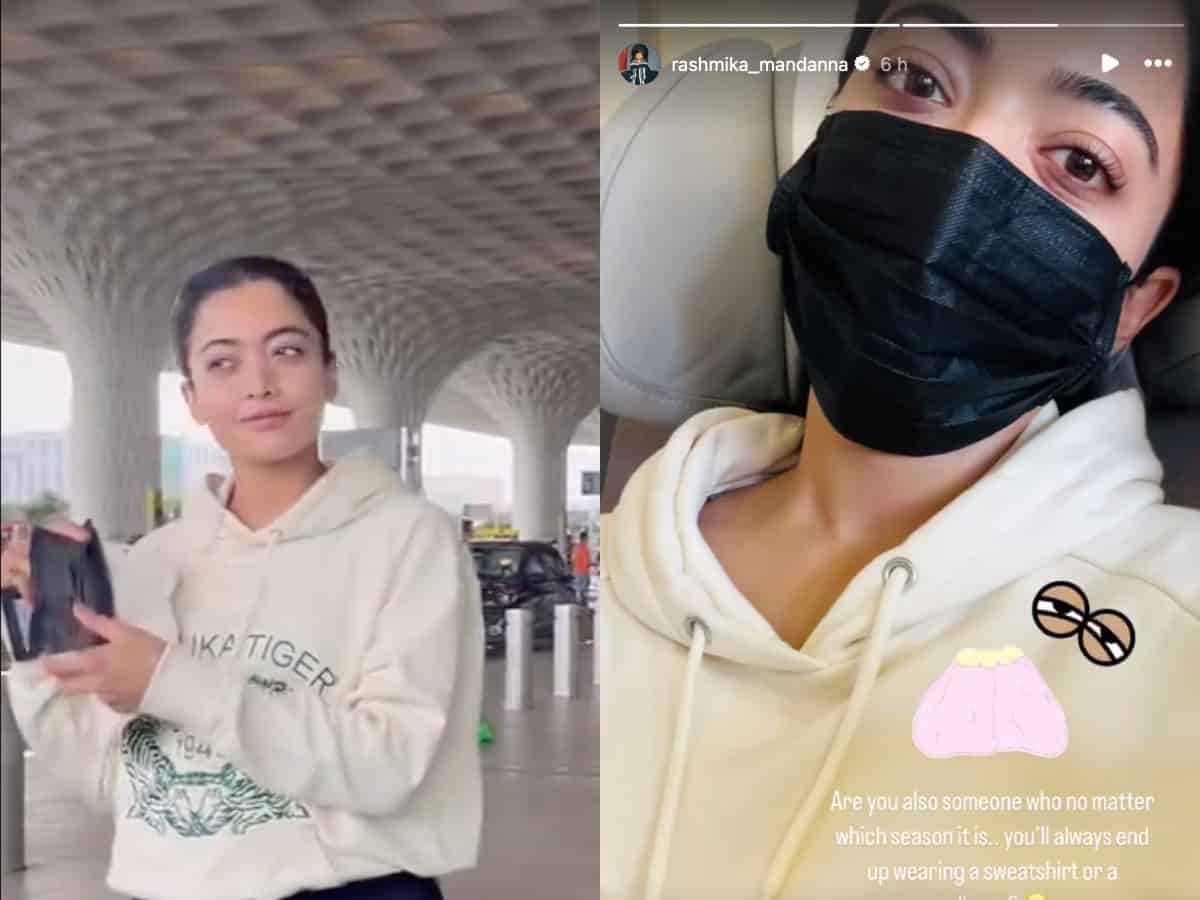 Rashmika Mandanna jets off in style for Milan Fashion Week 2024
