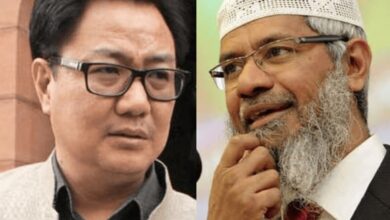 Rijiju hit out at Zakir Naik over calls to reject Waqf Bill