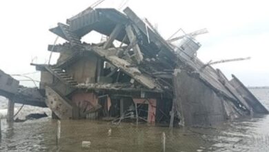 Telangana: Illegal building constructed in lake blown up in Sangareddy