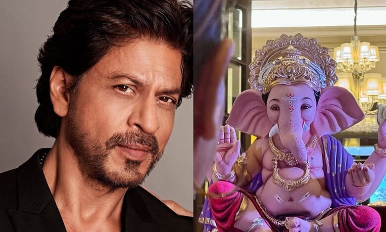 Shah Rukh Khan welcomes Ganpati Bappa at Mannat, sends heartfelt wishes to fans