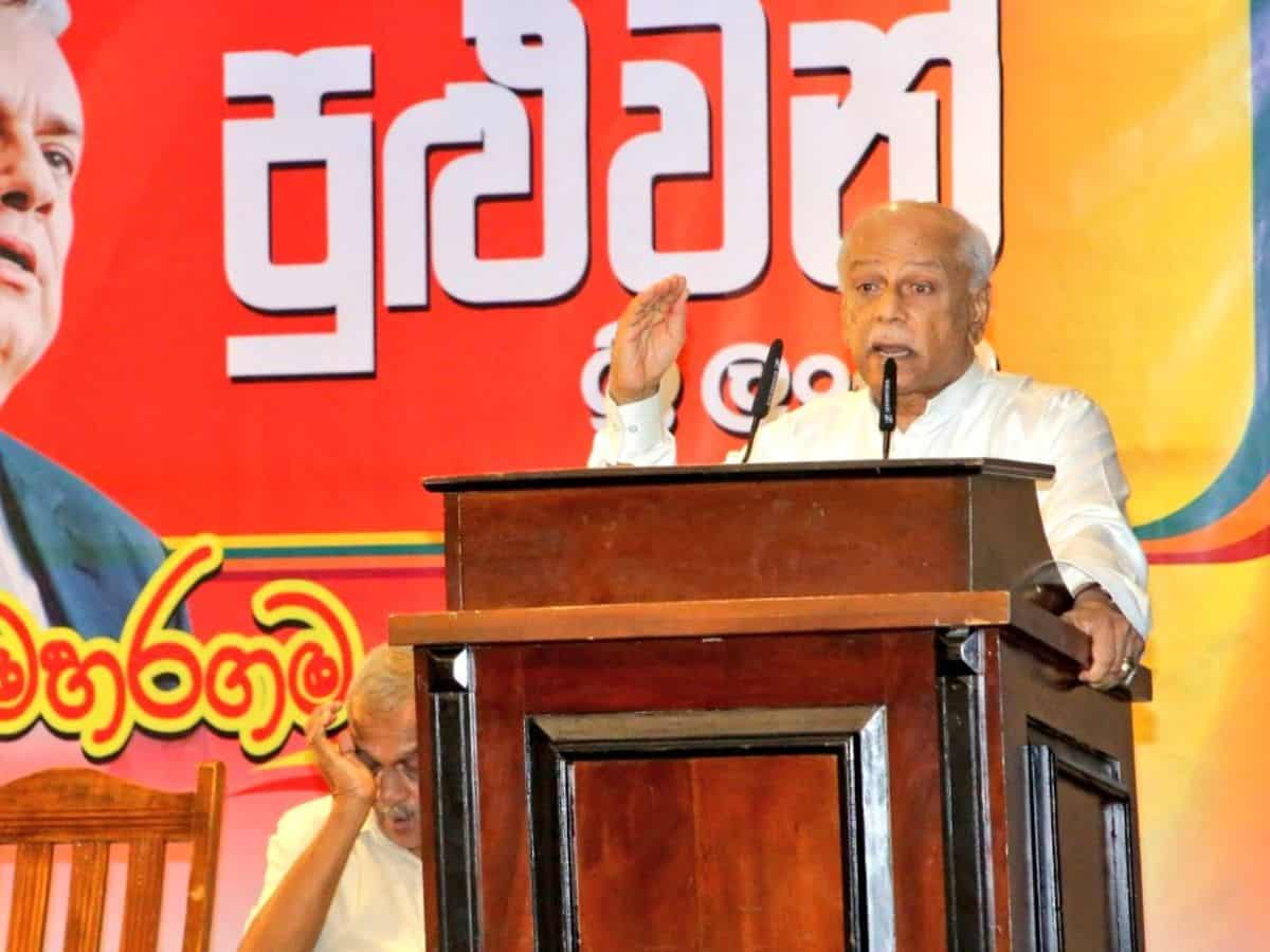 Sri Lankan Former Prime Minister Dinesh Gunawardena