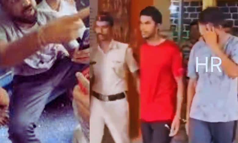 4 held for assaulting elderly man on train, granted bail in few hours