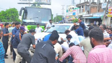 'Won't stop helping...', Harish Rao after convoy comes under attack in Khammam