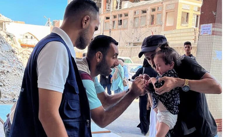 Gaza polio