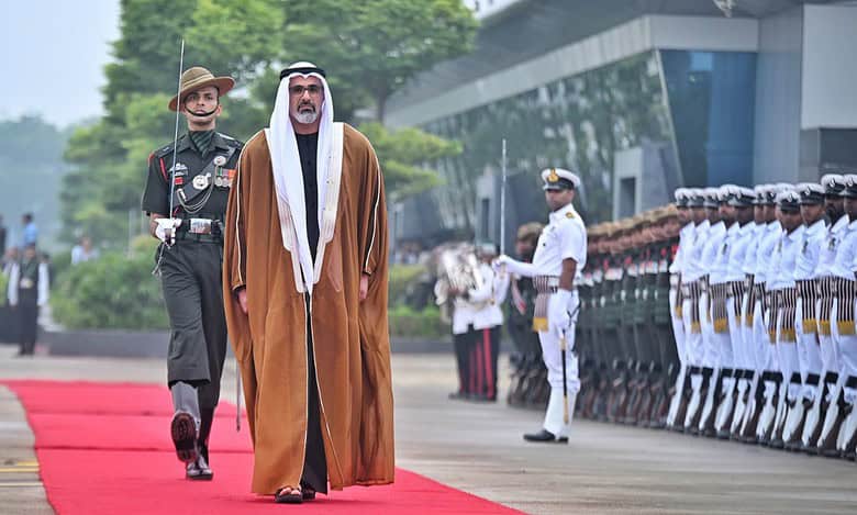 Crown Prince of Abu Dhabi arrives India, to meet PM Modi on Monday