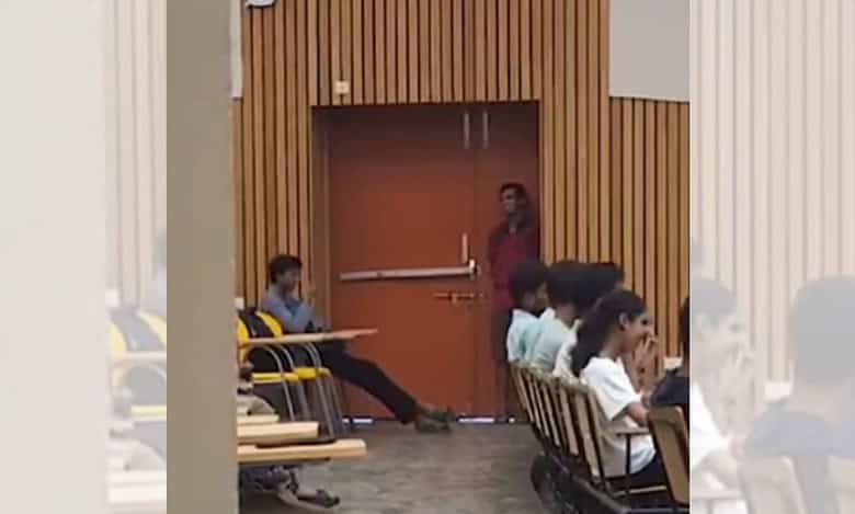 Watch: IIT-Kanpur class turns comical after student tries to sneak in