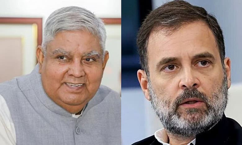 Dhankhar slams Rahul Gandhi for remarks in US
