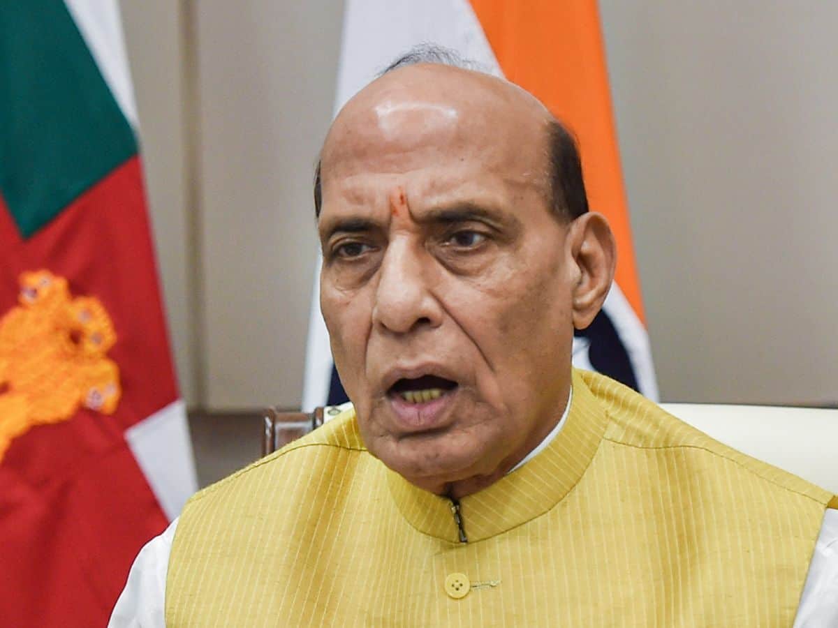 Pakistan feeling pain watching democracy flourishing in J&K: Rajnath Singh