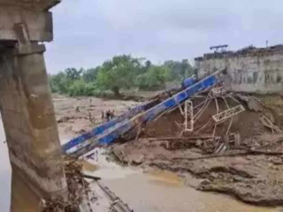 Bridge collapses in Bihar’s Bhagalpur district