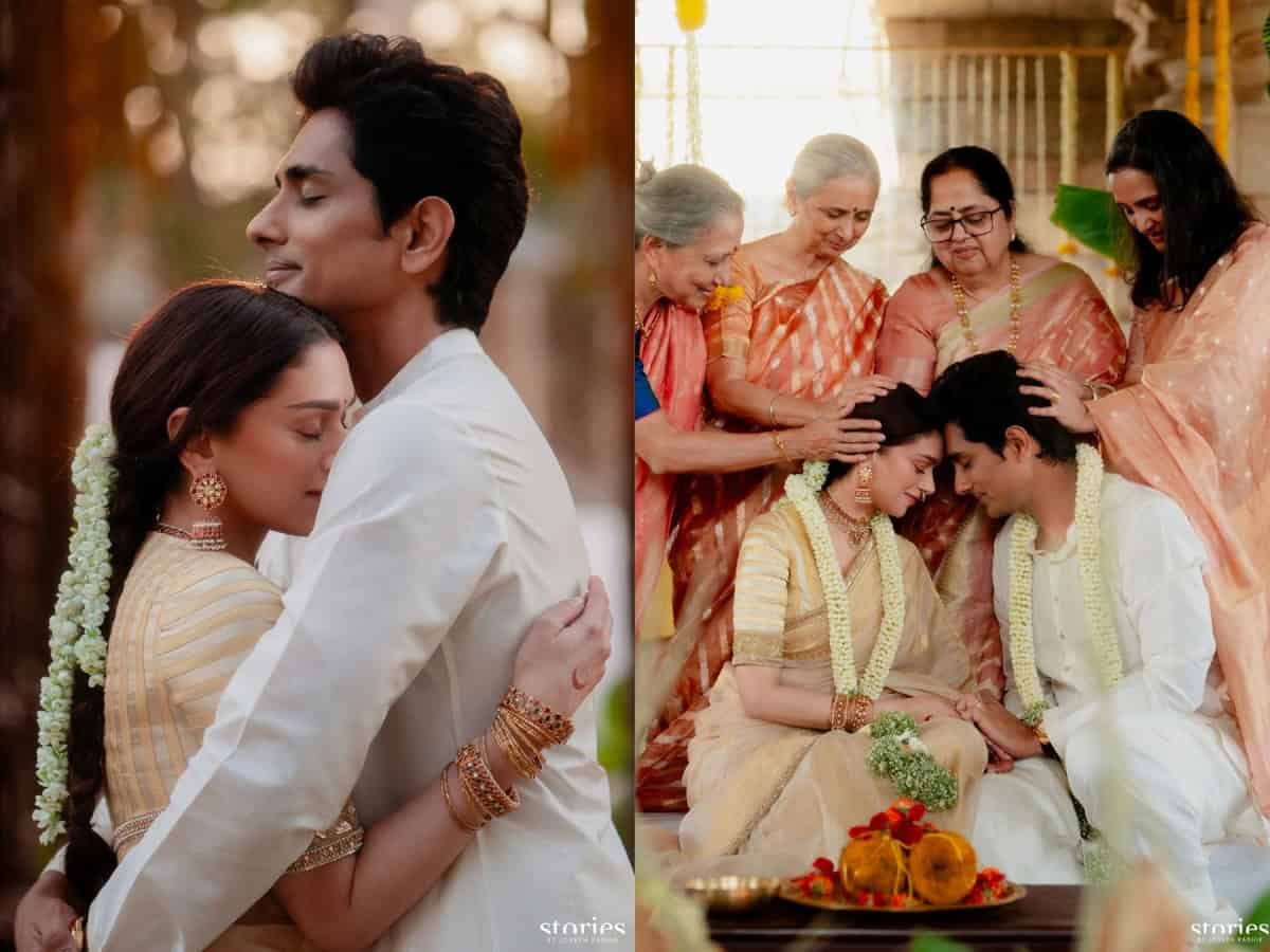 Aditi Rao Hydari, Siddharth get married, first official photos