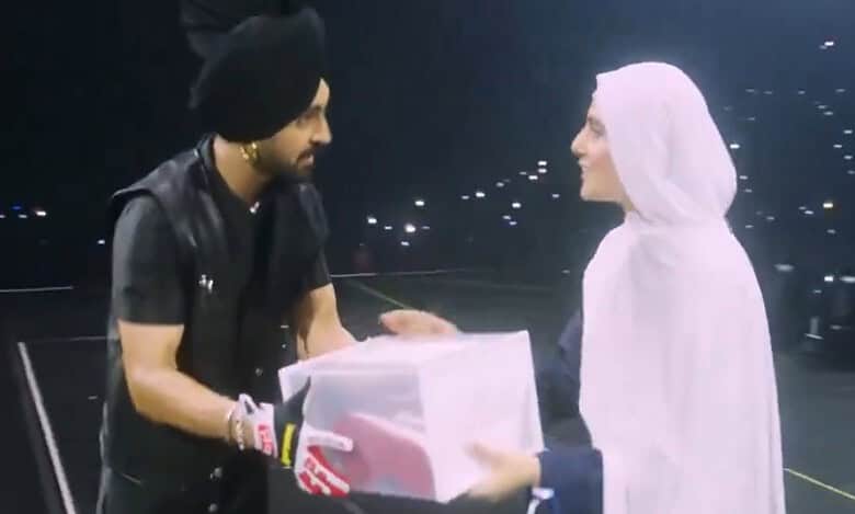 Diljit Dosanjh's gesture for Hijab-clad fan wins hearts, watch