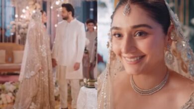 Durefishan Saleem walks down aisle with Bilal Abbas, video viral