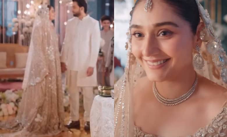 Durefishan Saleem walks down aisle with Bilal Abbas, video viral