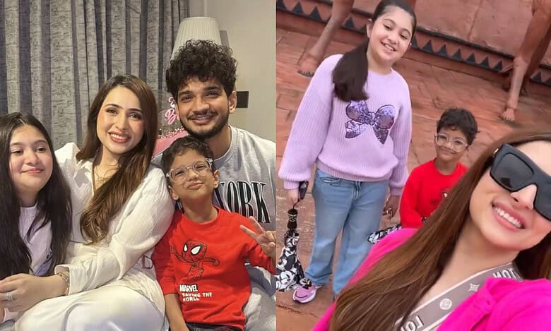 Munawar Faruqui's wife, kids explore Ramoji Film City in Hyderabad