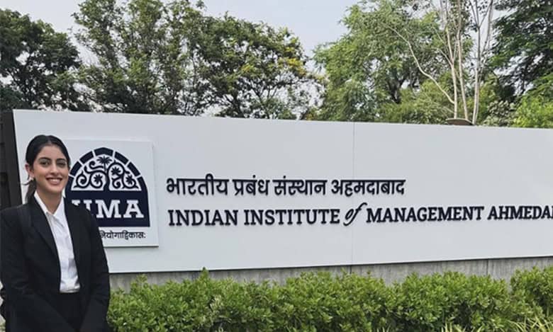 Big B's granddaughter Navya Naveli Nanda gets admission in IIM Ahmedabad