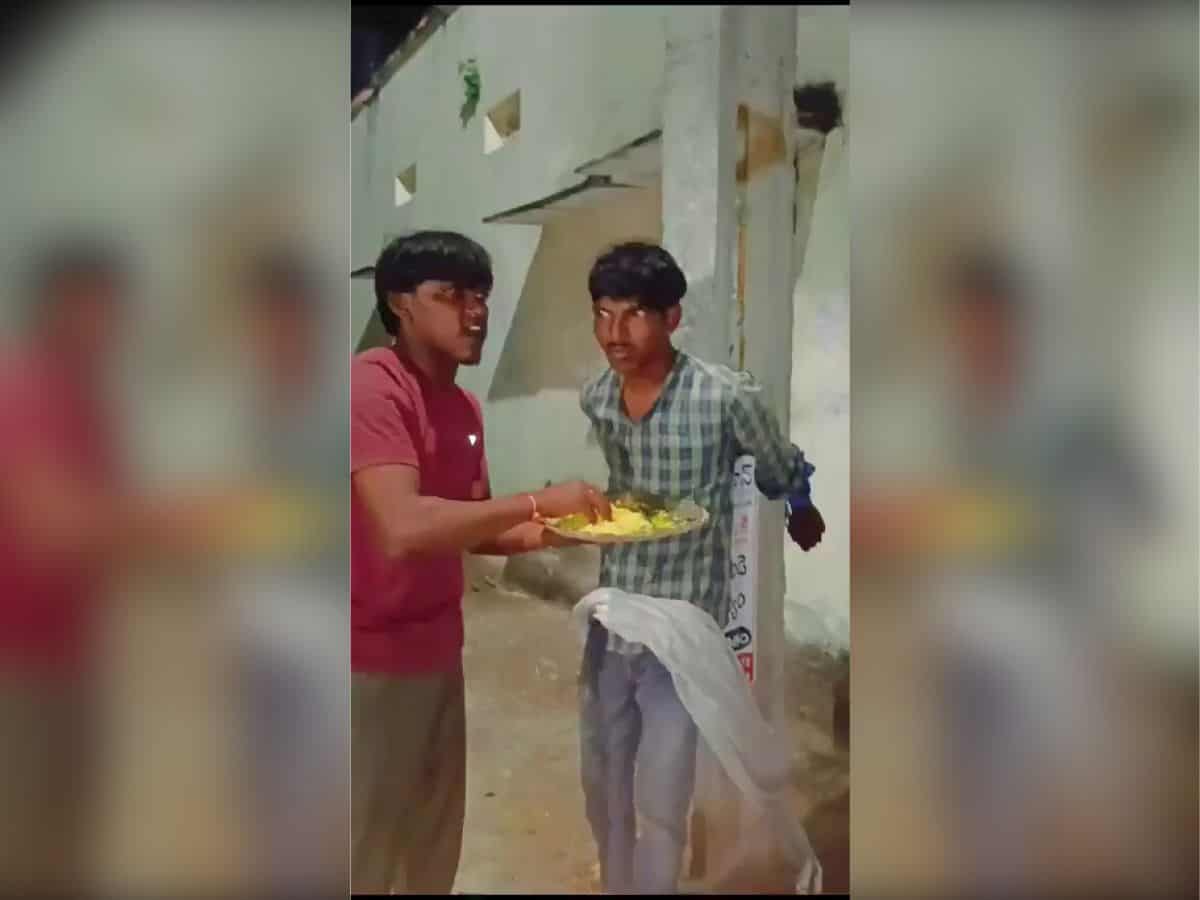 Telangana villagers tie up suspected thief, feed him before calling cops