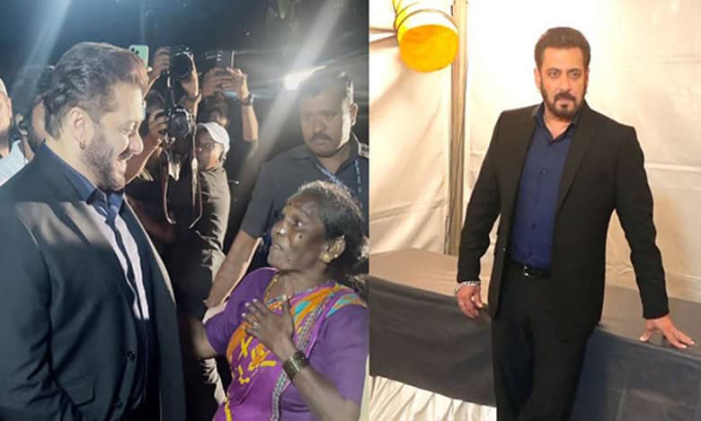 Salman Khan all smiles as he interacts with his fan
