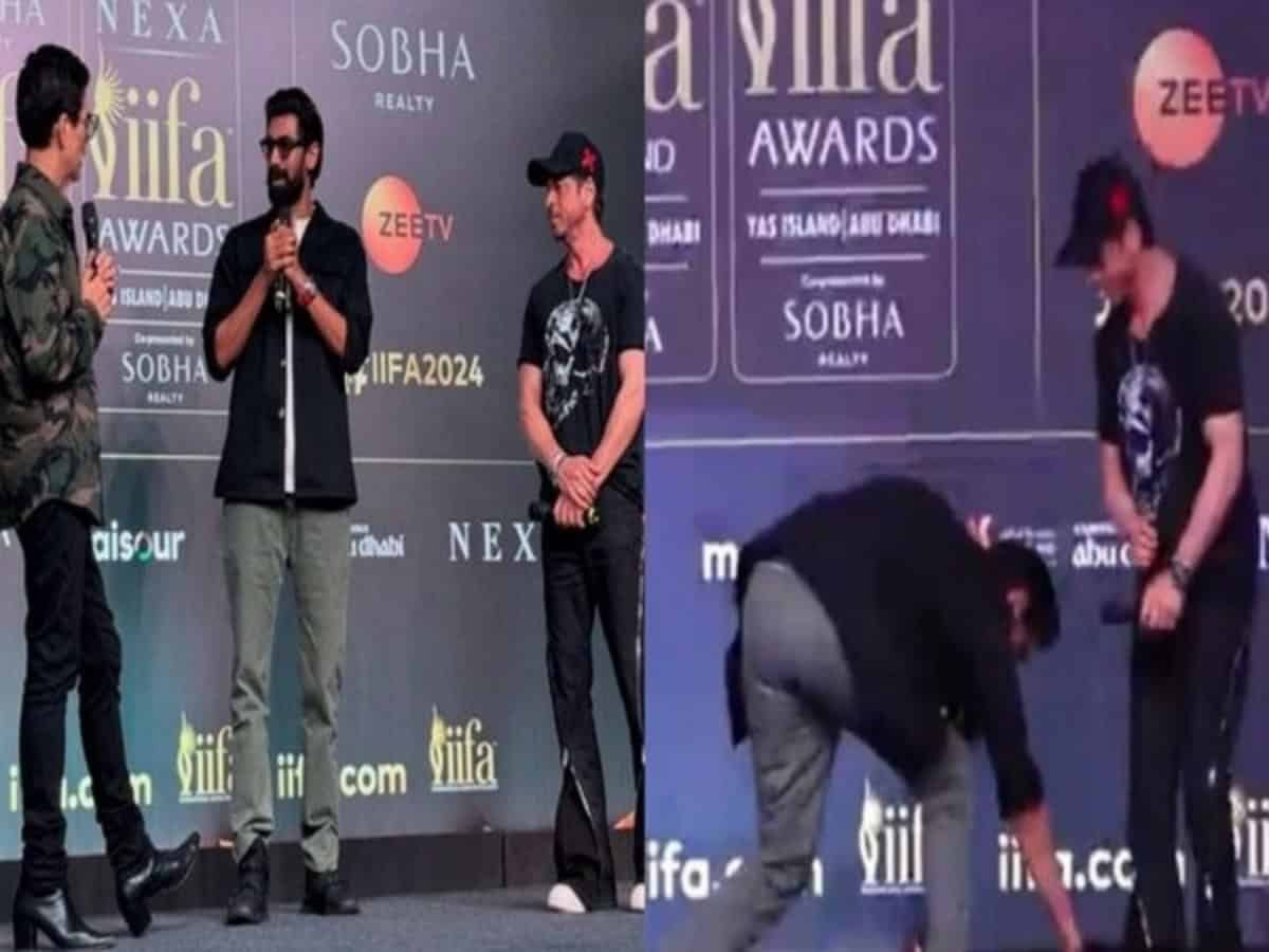 Rana Daggubati touches SRK, Karan Johar's feet, fans react
