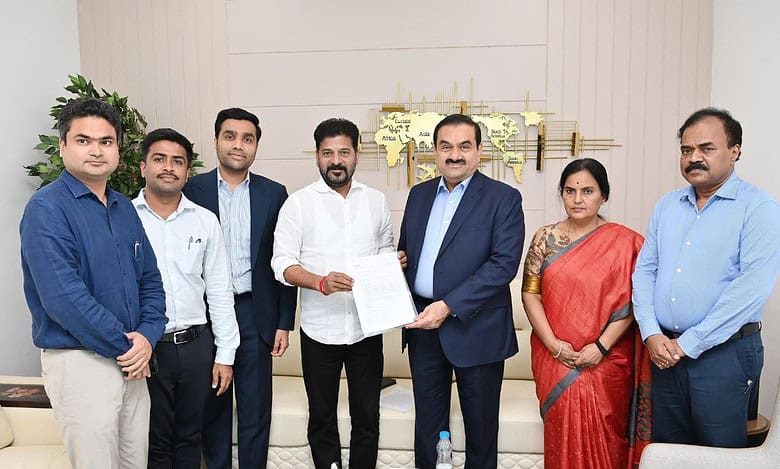 Adani and Revanth Reddy