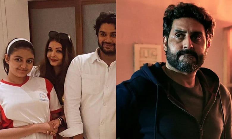 Aishwarya ousts Abhishek Bachchan from her family frame