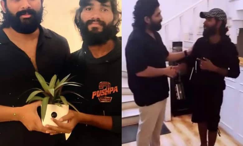 Allu Arjun’s fan cycles to Hyderabad from UP, actor books flight for him