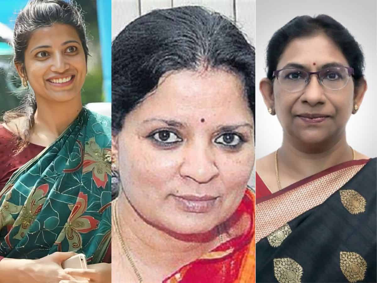 Three IAS officers re-allocated to AP receive their new postings.