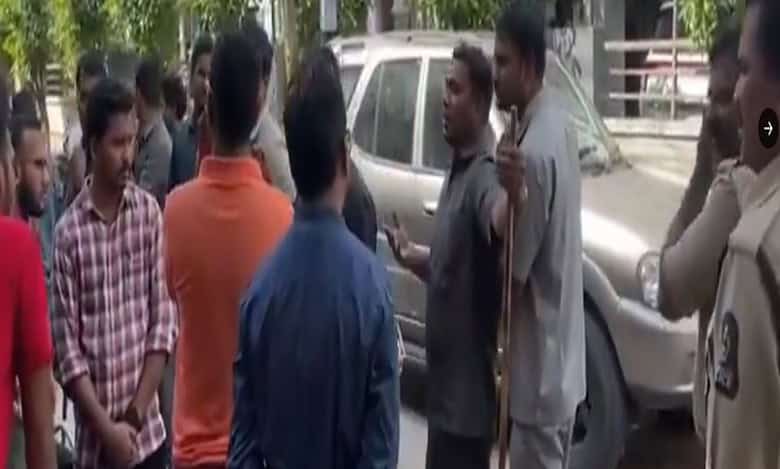 Hyderabad: Heavy security at Ashok Nagar amid protests over Group 1 exams