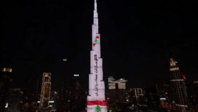 Watch: Burj Khalifa lights up in solidarity with Lebanon