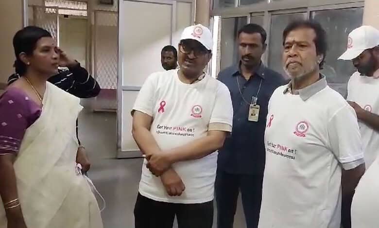 Telangana Health minister inspects MNJ Cancer Hospital