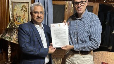 J&K Governor with Omar Abdullah