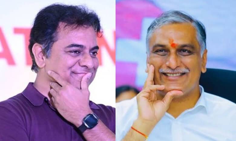 BRS working president KT Rama Rao and Siddipet MLA T Harish Rao mock the Congress government on protests by battalion constables and their families across the state.