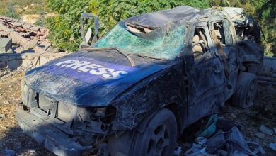 At least three journalists killed in Israeli strike in Lebanon