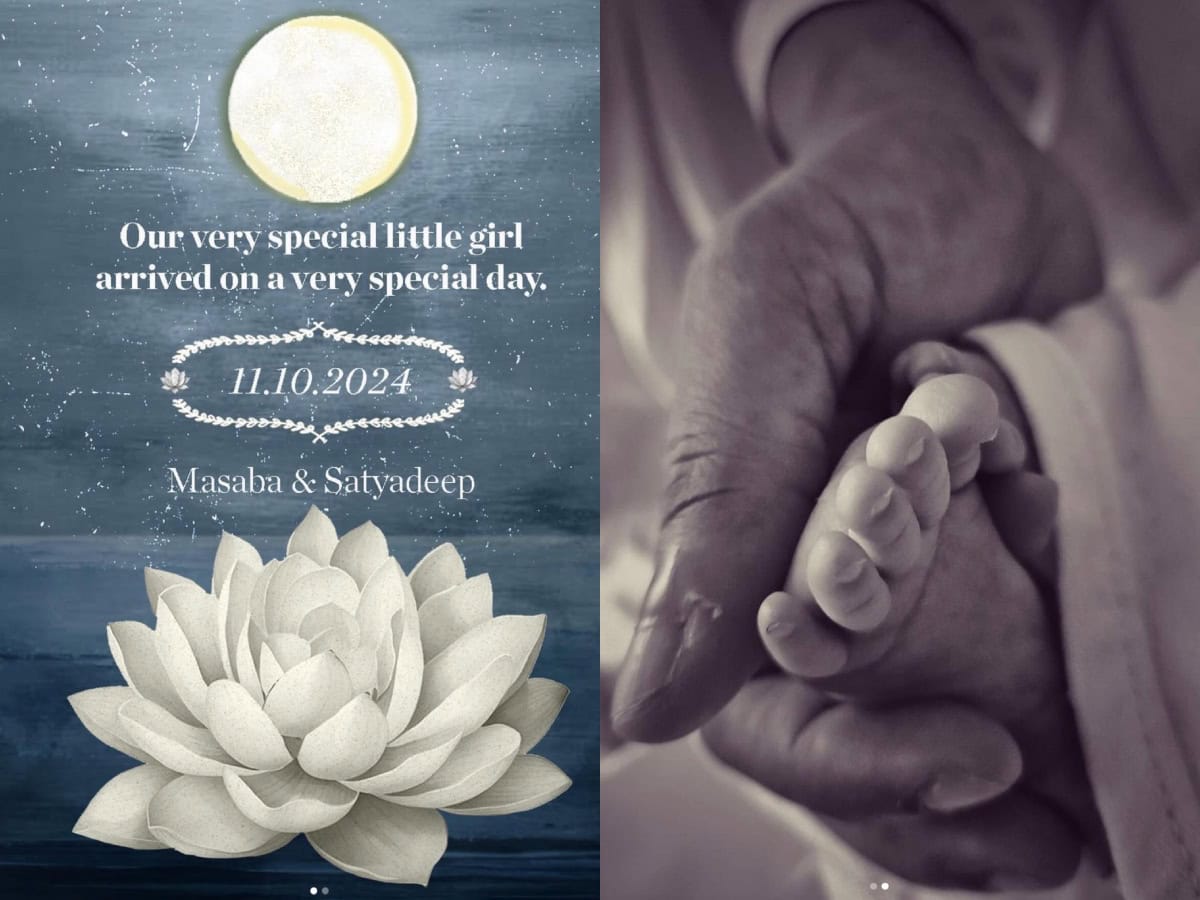 Masaba Gupta, Satyadeep Mishra welcome baby girl
