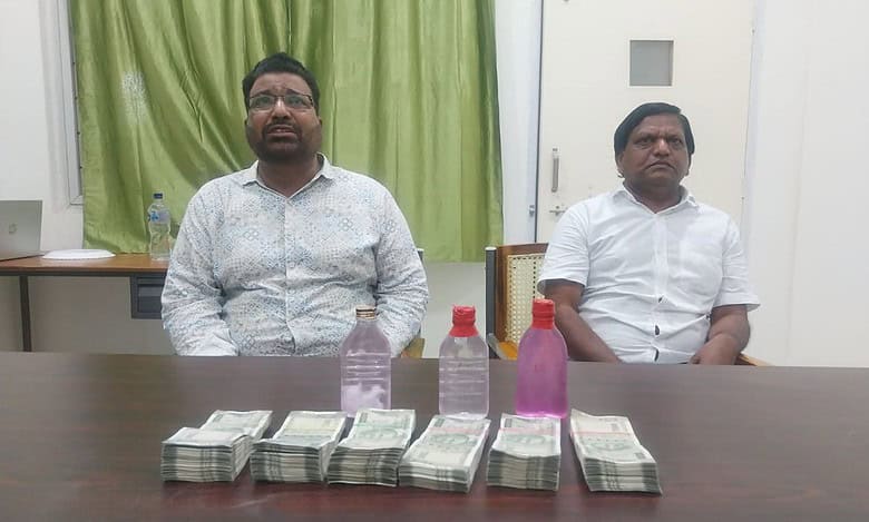 Medical College officers arrested by ACB Telangana at Yadadri Kothagudem