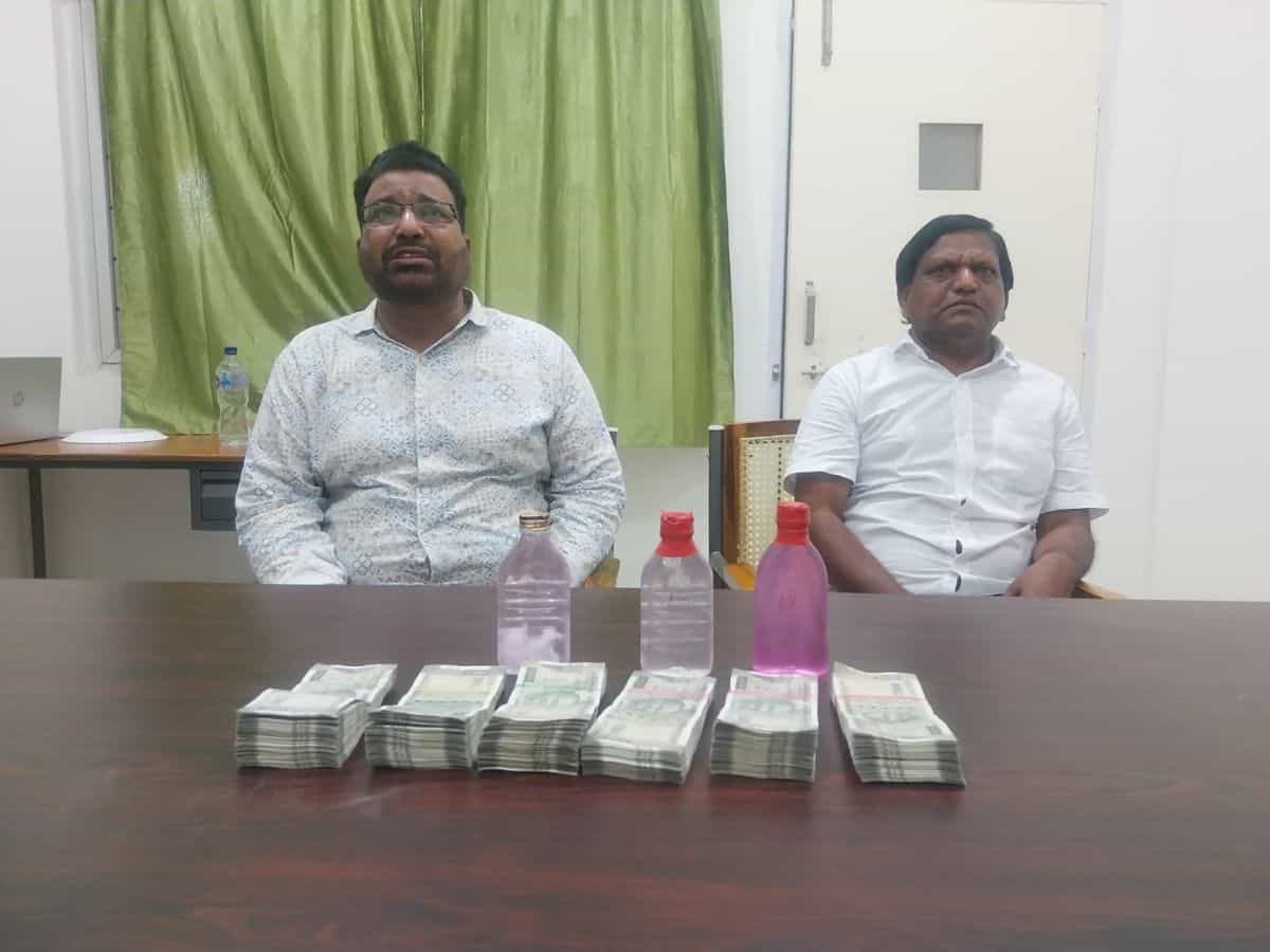 Medical College officers arrested by ACB Telangana at Yadadri Kothagudem