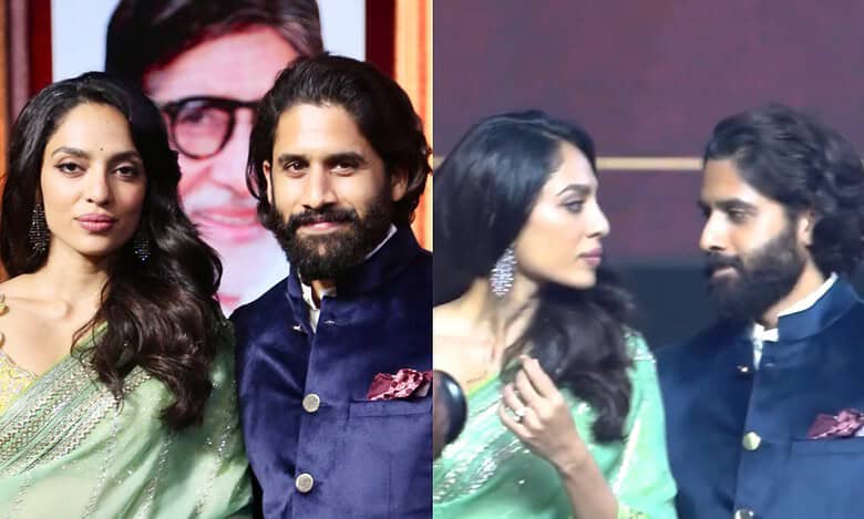 Naga Chaitanya and Sobhita make first public appearance at ANR awards